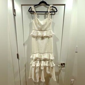 Adorable NBD Haze Midi white dress